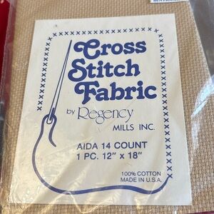 MIP Cross Stitch Fabric Regency 12”x18” Aida 14 count